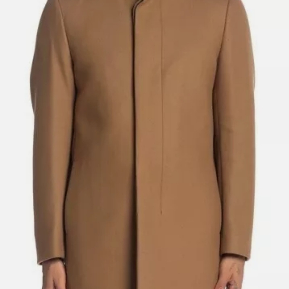 Theory Belvin OP Wool-Blend Coat (M) - Picture 4 of 6